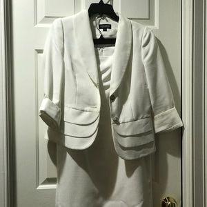 White suit || jacket & skirt